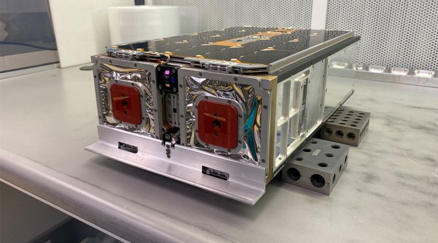 The CTIM is about the size of a shoebox and has two radiation detectors that take up less space than the face of a rupee coin. (Image credit: NASA) 