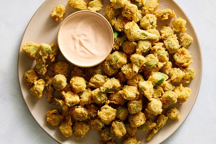 Fried okra