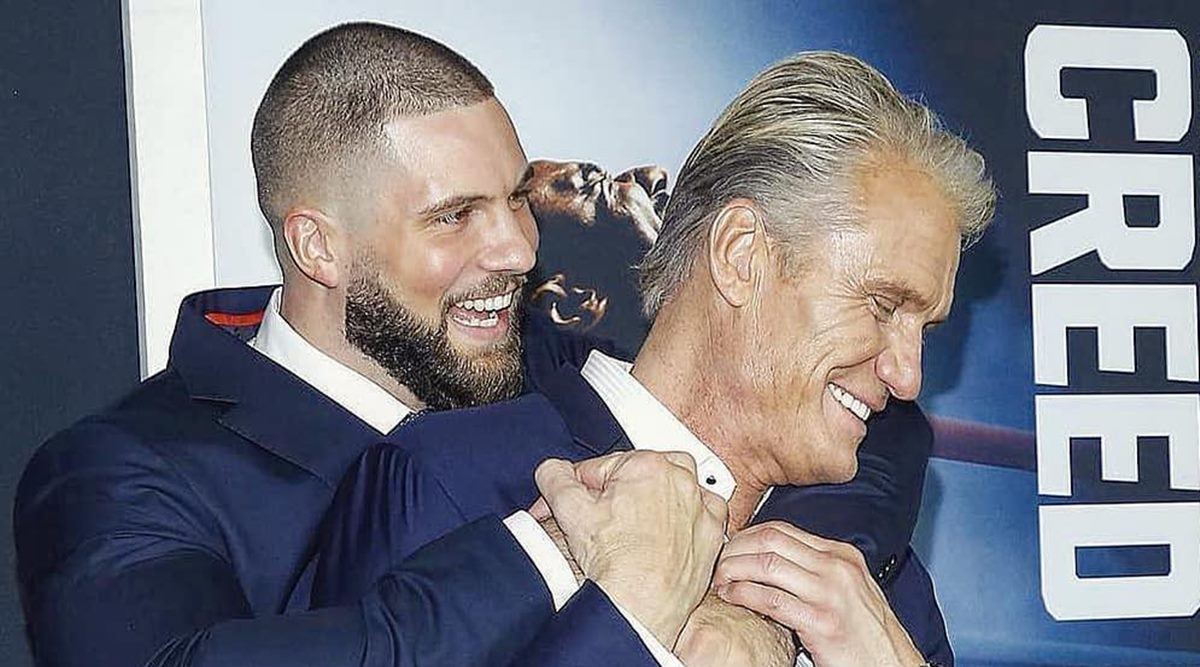Florian Munteanu and Dolph Lundgren
