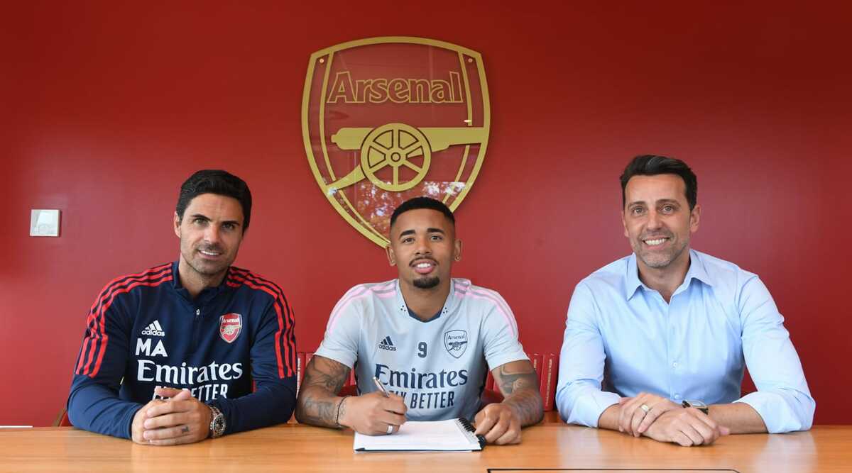 Arsenal Sign Striker Jesus From Manchester City Sports News The Indian Express