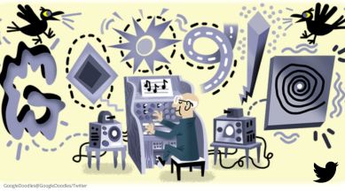 Google doodle, Oskar Sala, German music composer and physician, doodle, Google, Indian Express