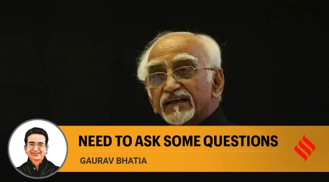 The response from Hamid Ansari that he never knew or invited Pakistan journalist Nusrat Mirza to any conference on any other occasion raises a million more questions, especially in light of the facts which have surfaced recently.