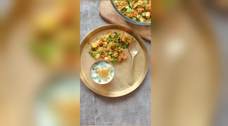 healthy eating, healthy meals, green moong chaat, Green moong recipe, healthy eating, tasty homemade recipes, indian express news