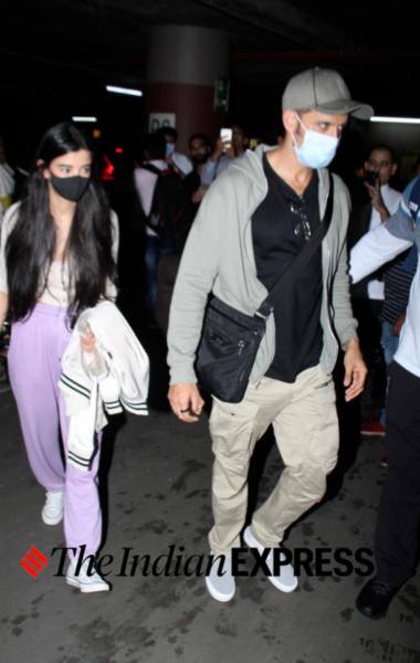 Hrithik Roshan with Saba Azad