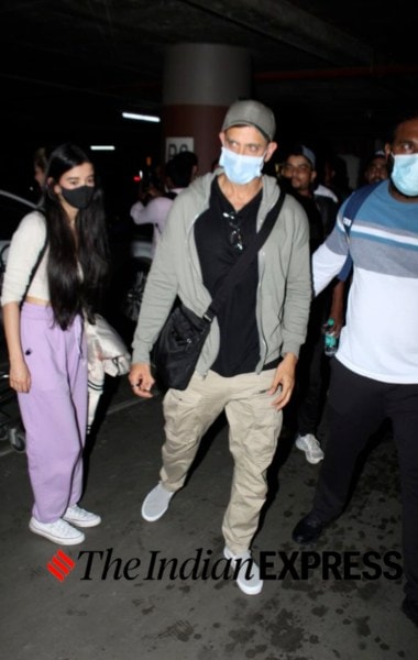 Hrithik Roshan with Saba Azad