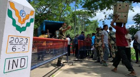 The consignment of 'Kew', a variety of the queen pineapple which was declared state fruit of Tripura in 2018, was handed over to Bangladesh authorities at the Akhaura integrated checkpost.