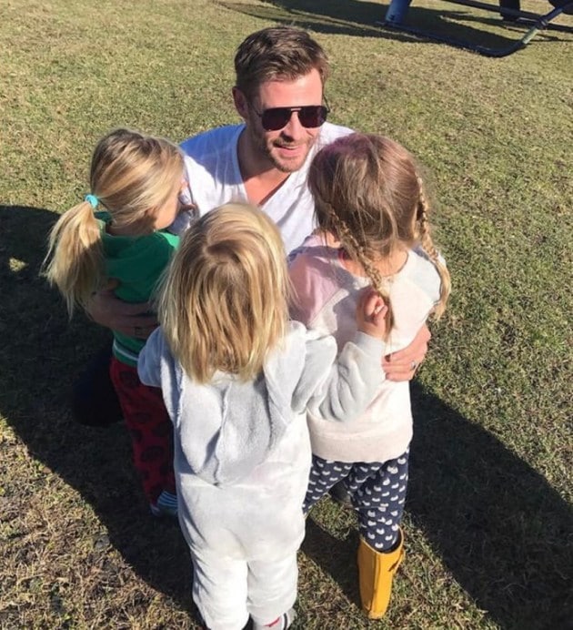Chris Hemsworth, fatherhood