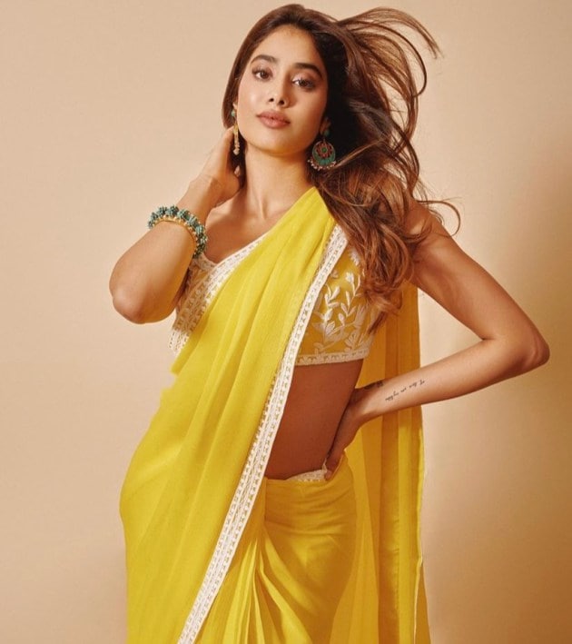 All The Times Janhvi Kapoor Wowed In Elegant Saris Lifestyle Gallery News The Indian Express 6110