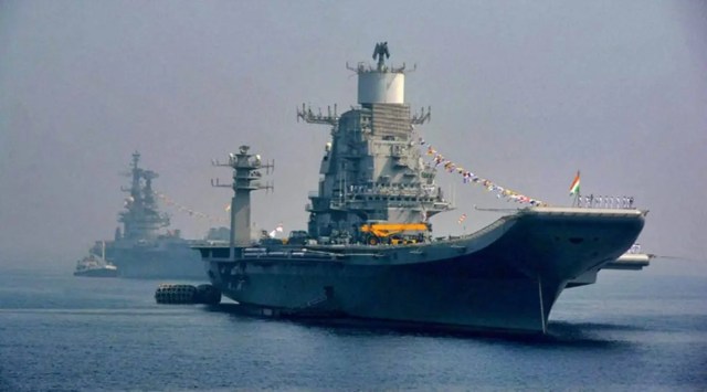 Vikramaditya was earlier in the Russian Navy and was bought as INS Viraat was to be decommissioned. (File photo)