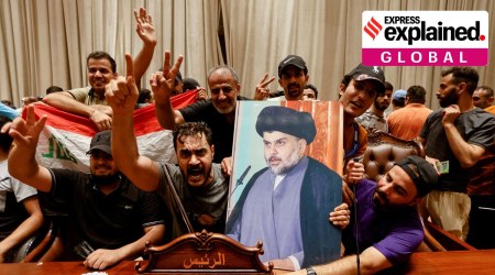 Supporters of Iraqi Shi'ite cleric Moqtada al-Sadr react as they protest against corruption inside the parliament building in Baghdad, Iraq, July 27, 2022. (Reuters Photo: Ahmed Saad)