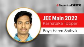 JEE Main Karnataka topper, JEE Main 2022, JEE Main