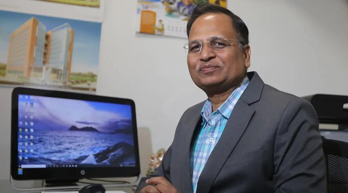 Delhi minister and AAP leader Satyendar Jain (File)