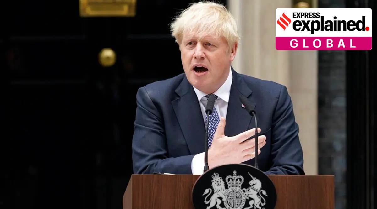 britain political crisis, uk political crisis, boris johnson, indian express, 1922 committee