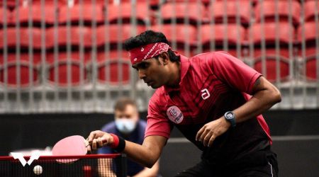 The men's team, led by Achanta Sharath Kamal, had outclassed Barbados, Singapore, and Northern Ireland by identical 3-0 margin in the group stage to make the quarter-finals. (Twitter)