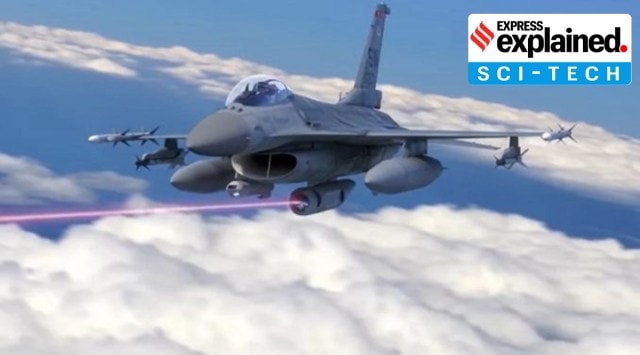 Concept image of a LANCE pod mounted on an F-16 fighter aircraft. (Image courtesy: Lockheed Martin)