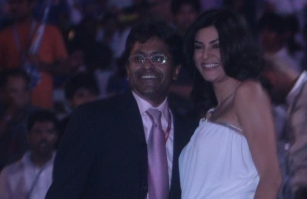 Lalit Modi and Sushmita Sen