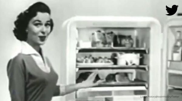 old fridge ad, 66 years old fridge, fridge ad, ad video, fridge with space for everything, indian express