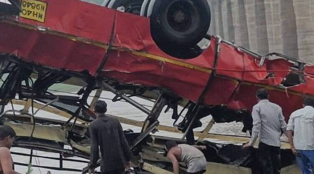 In the rescue operation undertaken by the local district administration, 12 bodies were recovered. (Express Photo)