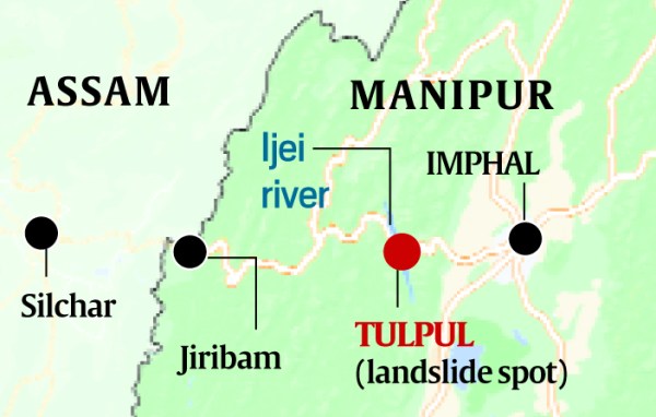 manipur landslide case study