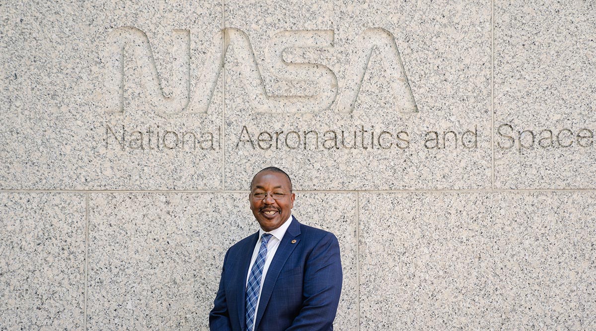 Gregory Robinson, director for the James Webb Space Telescope Program, at the NASA Headquarters in Washington on Monday, July 11, 2022. Robinson was enjoying another job when NASA persuaded him to take on an enormous astronomy project that was billions of dollars over budget and years behind schedule. (Shuran Huang/The New York Times)
