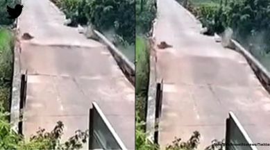 bridge cracking in China, bridge collapsing in China, heatwave, heatwave in China, climate change, indian express