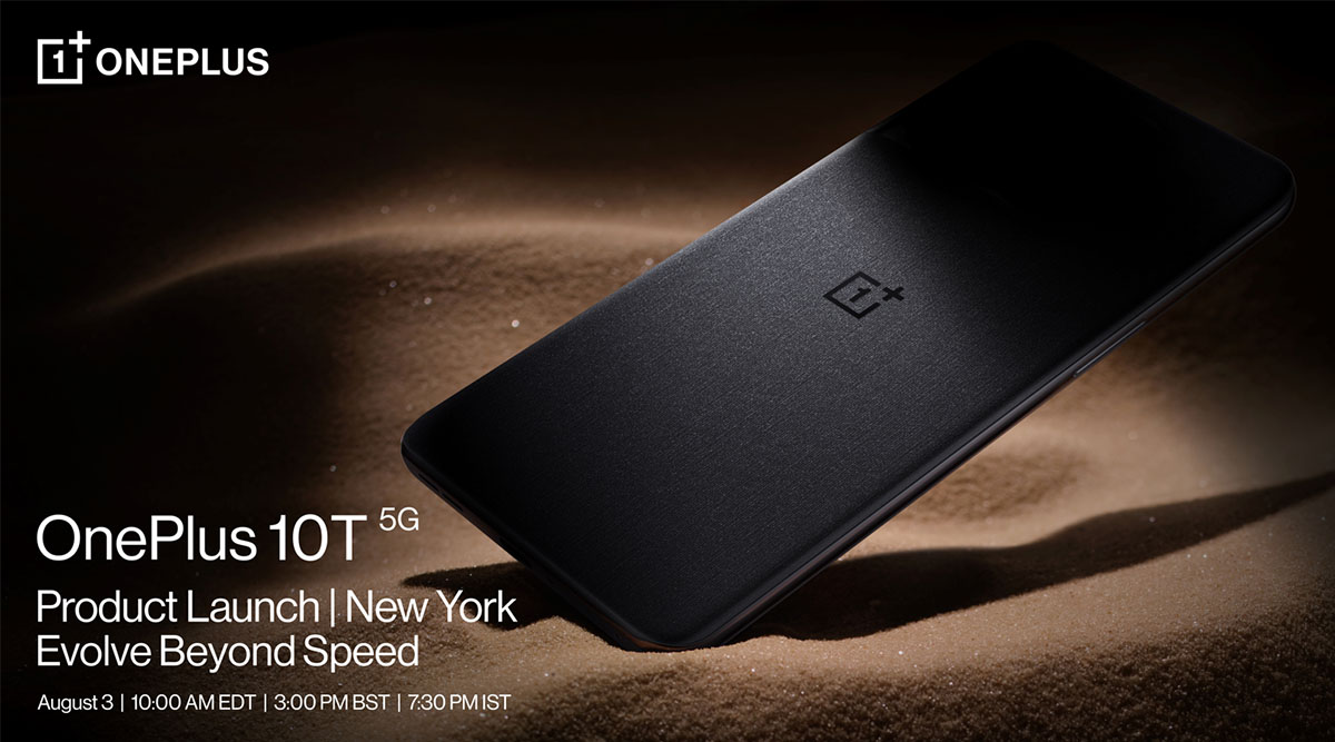 The OnePlus 10T teaser image doesn't reveal much about the device. (Image credit: OnePlus) 