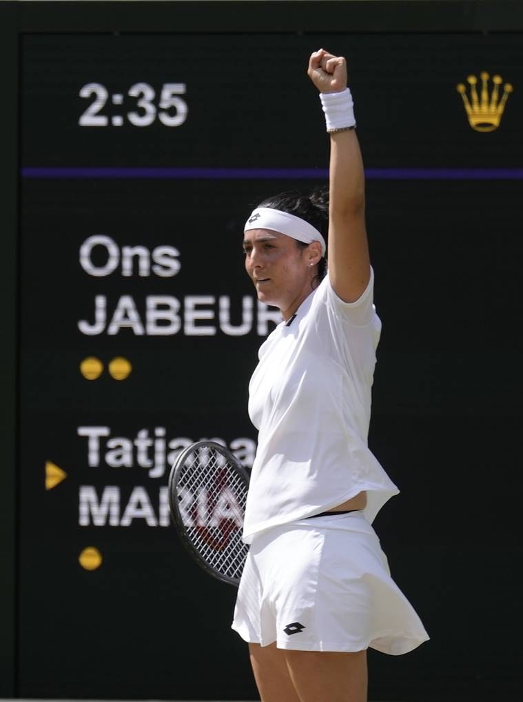 En Wimbledon, Ons Jabeur, la primera mujer de África en la final de Pro Slam