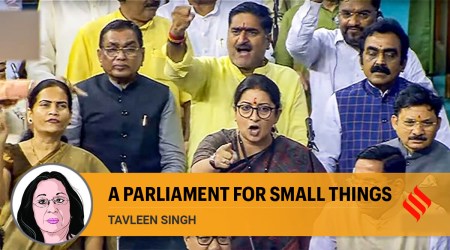 तवलीन सिंह लिखती हैं: छोटी चीजों की संसद