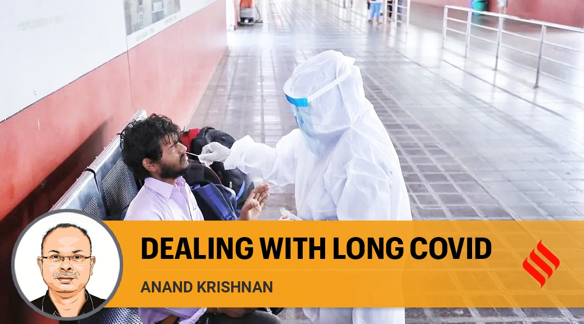 Testing for Covid-19 in Gujarat. (Express Photo: Nirmal Harindran)