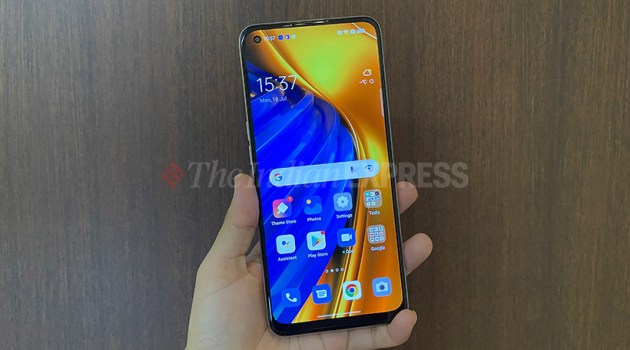 Oppo Reno8 is seen in this photo