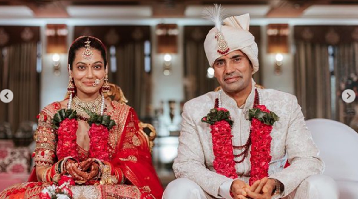 Payal Rohatgi-Sangram Singh wedding: Bride looked deific in red ...