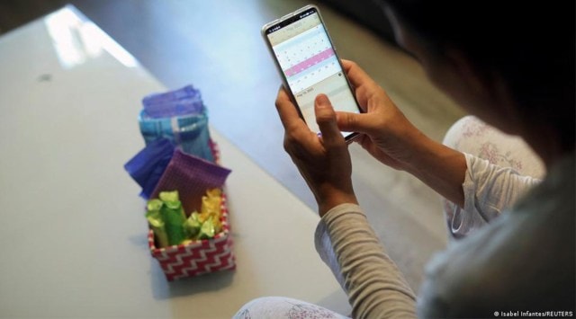 Your body, your period... your data? New apps are trying to move people away from commercial period trackers that sell your data for advertising. (Image credit: Isabel Infantes/REUTERS)