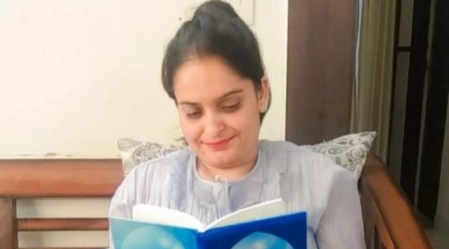 A month ago, Kaur released her fourth book — “Paigambra De Buhe” — in Punjabi. (Express photo)