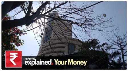 The Bombay Stock Exchange in Mumbai. (Express Photo: Ganesh Shirsekar) 