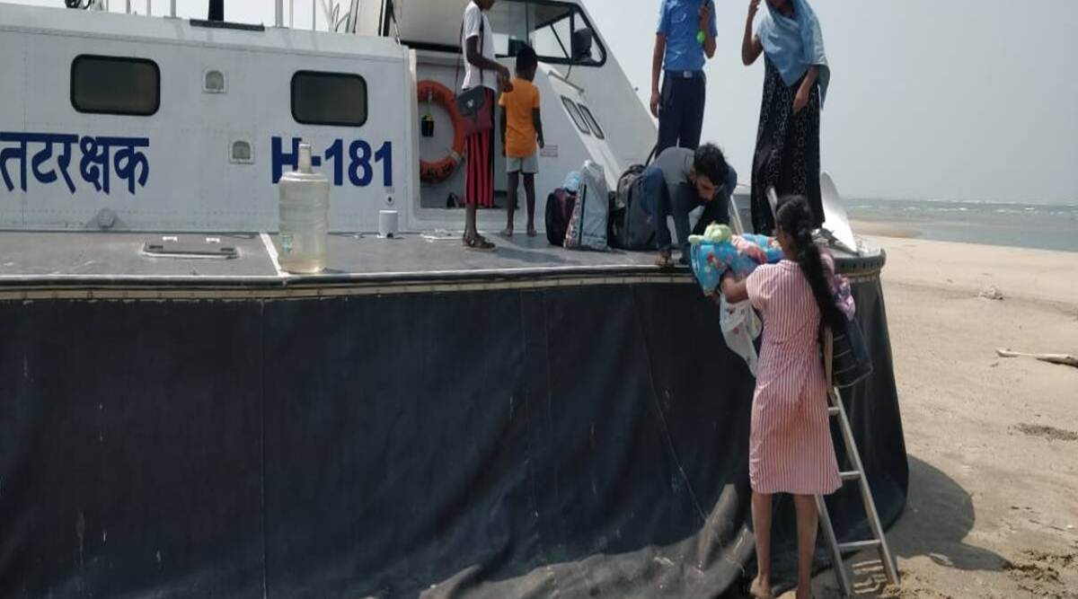 Sri Lankan nationals, all Tamils from the Jaffna and Mannar regions, reach Tamil Nadu. (Representational photo: Twitter/@IndiaCoastGuard)