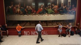 Just stop oil, the last supper, royal academy