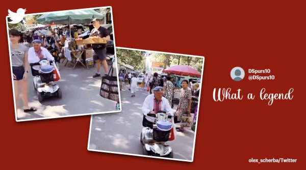 Ukrainian man plays national anthem in market, Old man plays national anthem in Russian occupied city, Russia Ukraine conflict, Kherson Ukraine, Ukraine resistance, Ukraine protest, Indian Express