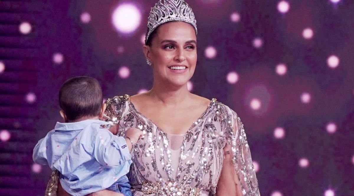 Neha Dhupia says she will go back to hiding her kids’ faces