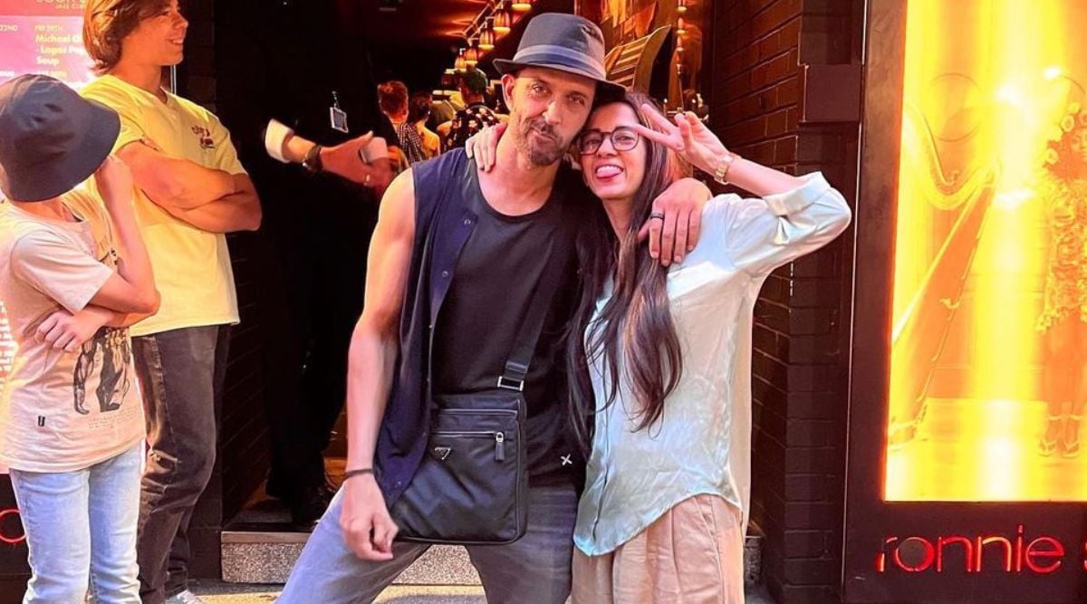 Saba Azad, Hrithik Roshan enjoy jazz music in London, see photos