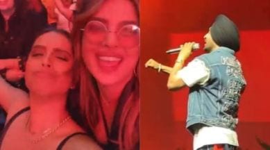 Diljit Dosanjh falls at the feet of r Lilly Singh's mom at Toronto  concert- The New Indian Express