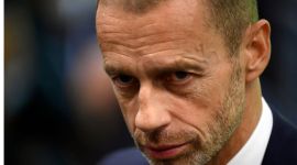 UEFA President Aleksander Ceferin. UEFA President Aleksander Ceferin. UEFA vs ESL, European Super League
