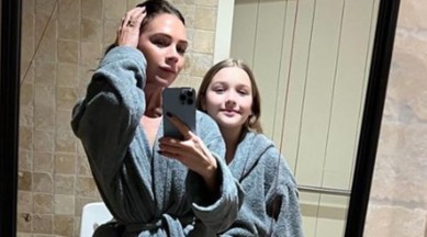 Victoria Beckham, Victoria Beckham news, Victoria Beckham fashion, Victoria Beckham skirts, Victoria Beckham Spice Girls, Victoria Beckham and David Beckham, Victoria Beckham daughter, indian express news