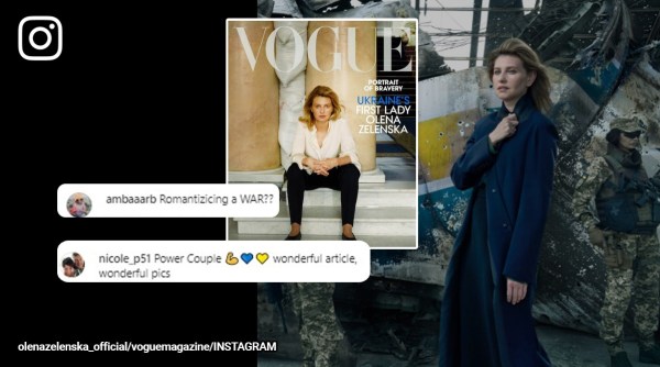 Vogue cover, Zelenskyy photoshoot, Ukraine President and wife Vogue photoshoot, Vogue, Ukraine war, Ukraine Russia, Olena Zelenska, indian express