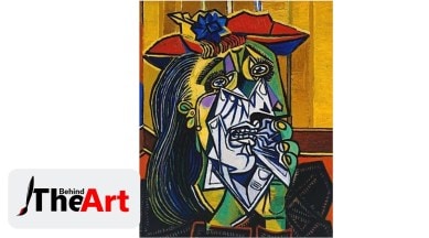 painting, artworks, painting by Pablo Picasso, Picasso paintings, Weeping Woman by Pablo Picasso, Spanish Civil War, Weeping Woman painting, oil painting, about Weeping Woman painting, indian express news