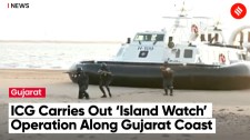 Indian Coast Guard Carries Out 'Island Watch' Operation Along Dwarka Coast In Gujarat