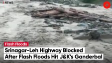 Srinagar-Leh Highway Blocked After Flash Floods Hit Jammu and Kashmir's Ganderbal