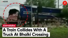 A Train Collided With A Truck At Bhalki Crossing In Karnataka; No Injury Reported