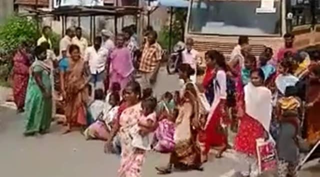 After coming to know about the death, the family and the relatives of the student resorted to a blockade of the Tiruttani-Pothatturpettai road.