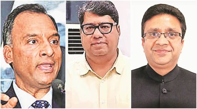 (Left to right) Vijay Dev, Anurag Agarwal and Vikram Dev Dutt