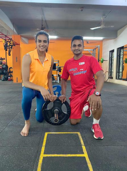 Pv Sindhu, Strength and conditioning trainer Srikanth Varma